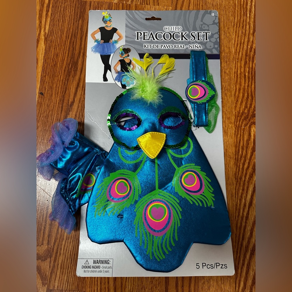 Child’s Peacock Set 5pcs Brand New!